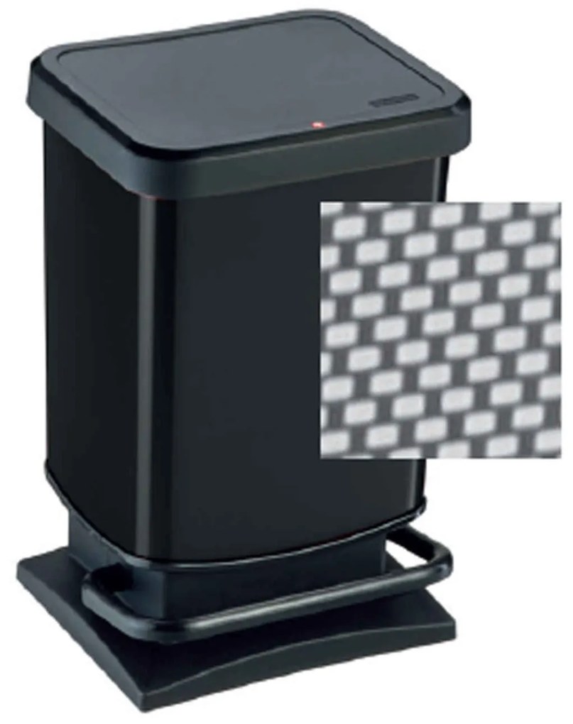 Κάδος Απορριμμάτων Paso 20lt 06993.001 Black Plastic
