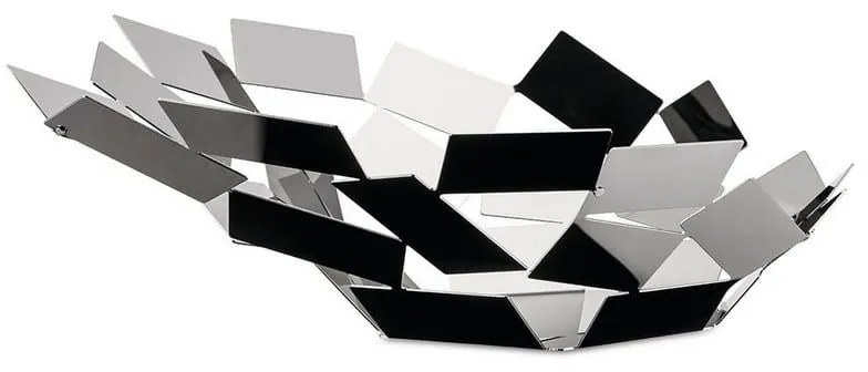 Φρουτιέρα La Stanza Scirocco MT03 41,6x37,5x15 Αν. Ατσάλι Inox με Δώρο 2 Δαχτυλίδια Πετσέτας Alessi Stainless Steel