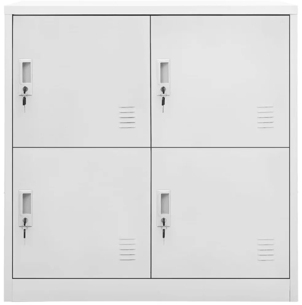 vidaXL Φοριαμοί 5 τεμ. Ανοιχτό Γκρι 90 x 45 x 92,5 εκ. Ατσάλινοι