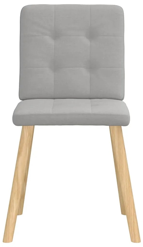 vidaXL Καρέκλες τραπεζαρίας 6 τεμ Cloud Grey Fabric