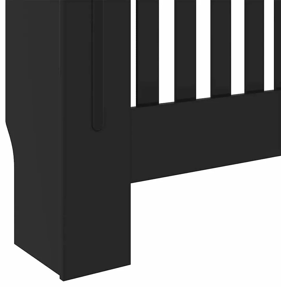 vidaXL Καπάκι Καλοριφέρ 2 pcs Μαύρο 78 x 19 x 81.5 cm