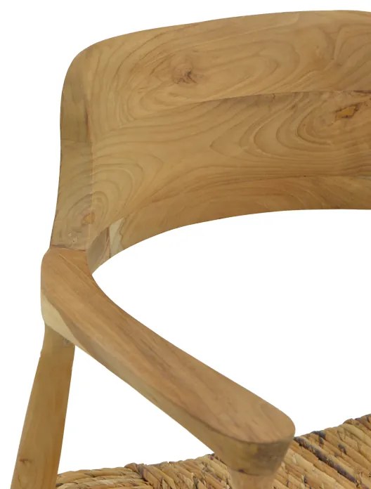 ΠΟΛΥΘΡΟΝΑ DENVERONE PAKOWORLD ΦΥΣΙΚΟ TEAK ΞΥΛΟ ΚΑΙ ΨΑΘΑ 57X54X79ΕΚ