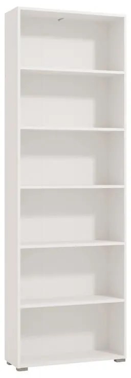 Βιβλιοθήκη Tomar 6 Λευκό 70x24,5x211,5 εκ. 70x24.5x211.5 εκ.