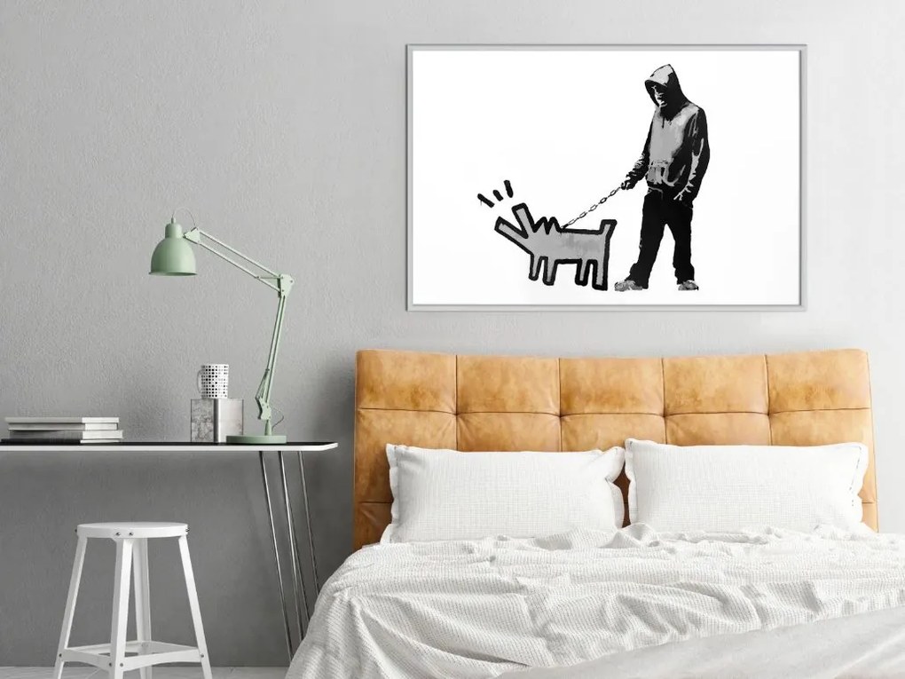 Αφίσα - Banksy: Choose Your Weapon - 60x40 - Χρυσό - Χωρίς πασπαρτού