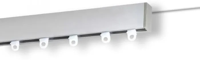 Μεταλλικός Σιδηρόδρομος Οροφής μονός Anartisi Aluminium Rail Collection EAGLE σε χρώμα INOX POLISHED (ΙΝΟΞ ΓΥΑΛΙΣΤΕΡΟ) 160 εκ