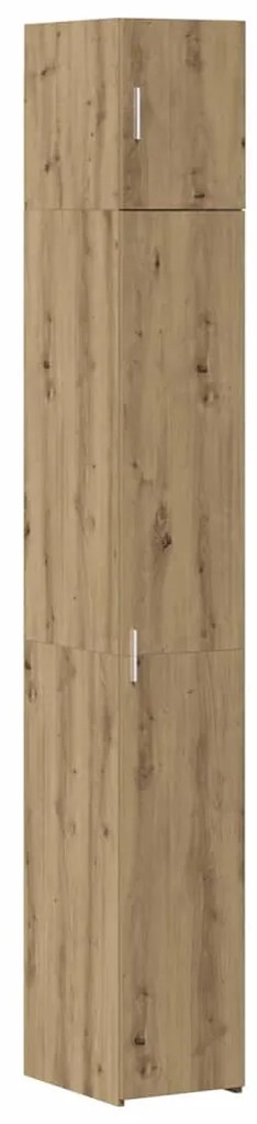 vidaXL Λεπτός Ντουλάπι Αποθήκευσης artisan δρυς 30 x 42.5 x 225 εκ