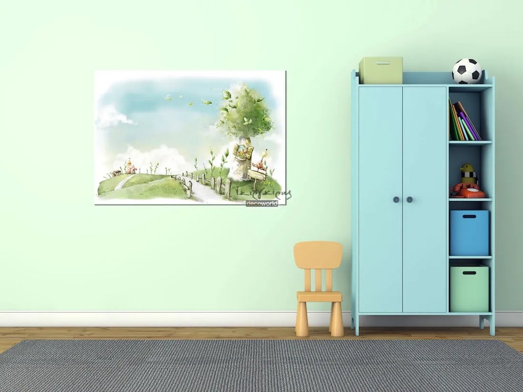Παιδικός καμβάς σε πίνακα με δέντρο KNV098 65cm x 95cm