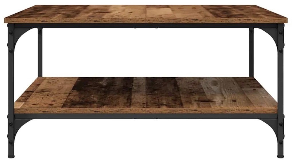 vidaXL Τραπεζάκι σαλονιού Παλαιό ξύλο 80 x 80 x 40 cm
