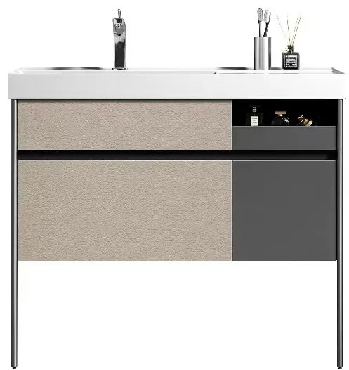 ΣΕΤ ΠΑΓΚΟΥ ELITE 100cm PLYWOOD χρ.SMOKE GREY S3BELI100SMG