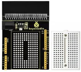 KEYESTUDIO Micro:bit prototyping shield V1 KS0292, με small breadboard
