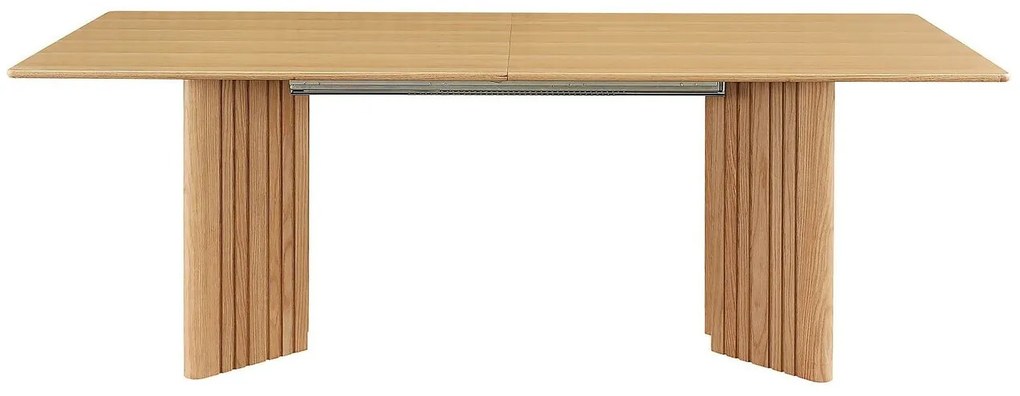 Τραπέζι Springfield 258, Καφέ, 75x100x220cm, Επιμήκυνση, Ινοσανίδες μέσης πυκνότητας, Ξύλο, Ξύλο: Δρυς | Epipla1.gr