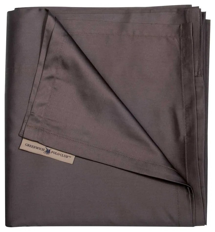 Σεντόνι 2256 Dark Grey Greenwich Polo Club Υπέρδιπλo 240x270cm 100% Βαμβακοσατέν