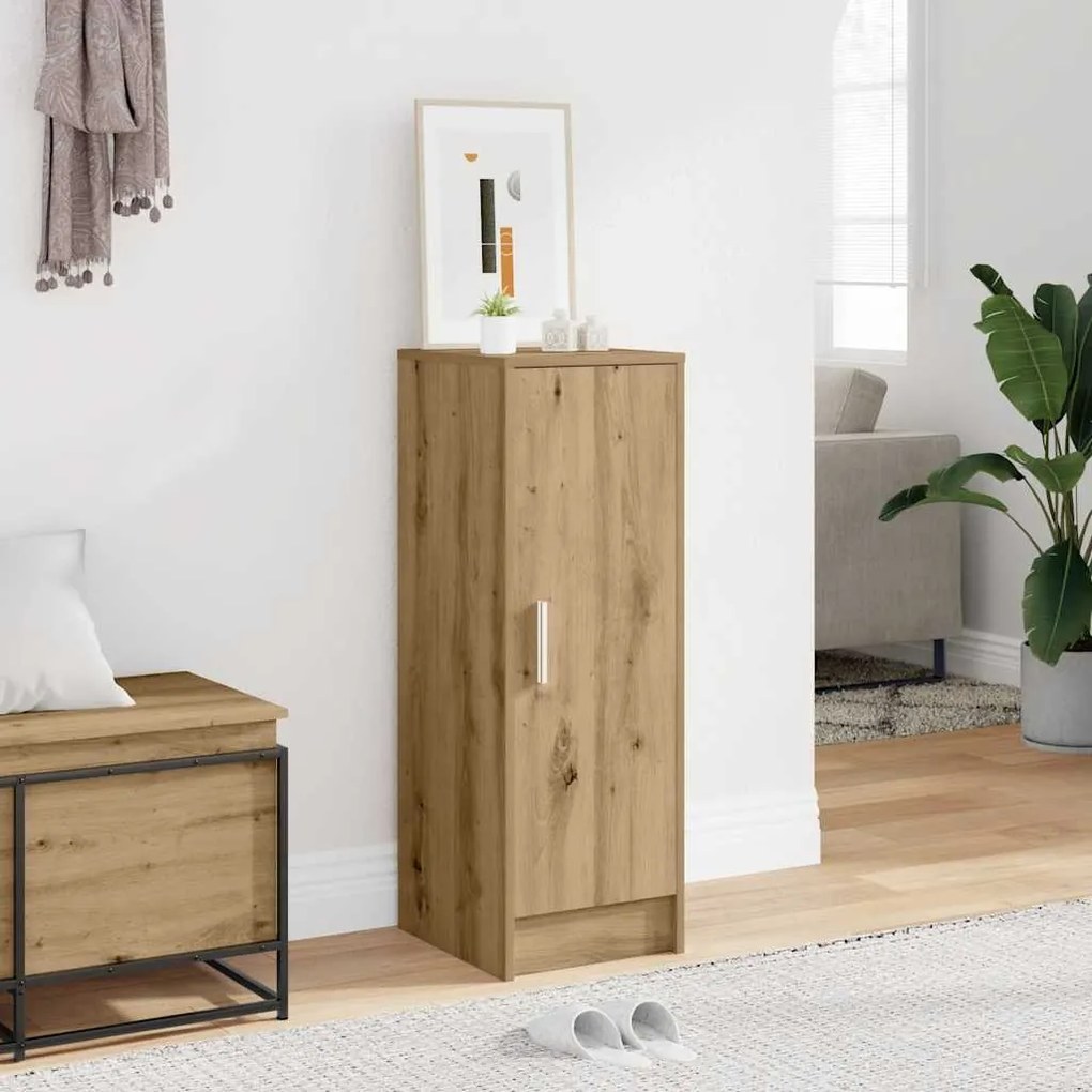 vidaXL ντουλάπι παπουτσιών  Παλιό ξύλο 32x35x92 cm Κατασκευασμένο ξύλο