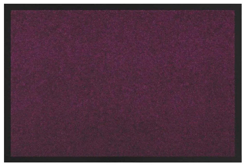 vidaXL Χαλάκι Εξώπορτας Μπορντό 60 x 40 x 1.2 εκ. Ύφασμα τέντι