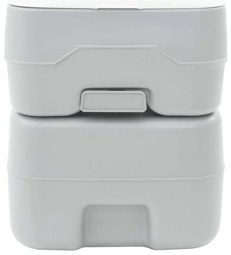 vidaXL Τουαλέτα Κάμπινγκ Γκρι 41.5 x 36.5 x 42 εκ.