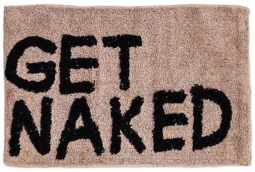 Estia Ταπέτο Μπάνιου Get Naked Βαμβακερό 80x50cm Μπεζ 02-4323
