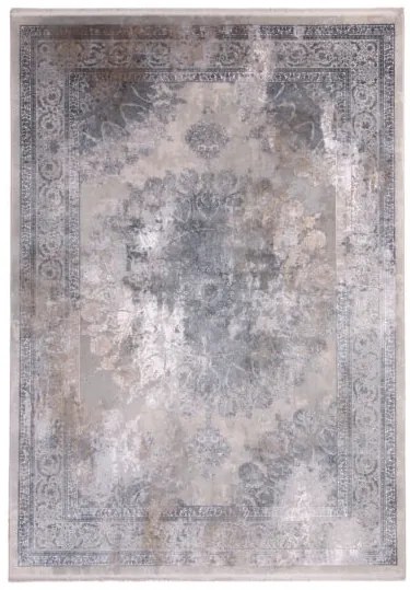 Μοντέρνο Χαλί Bamboo Silk 8098A L. Grey Anthracite 080 x 150