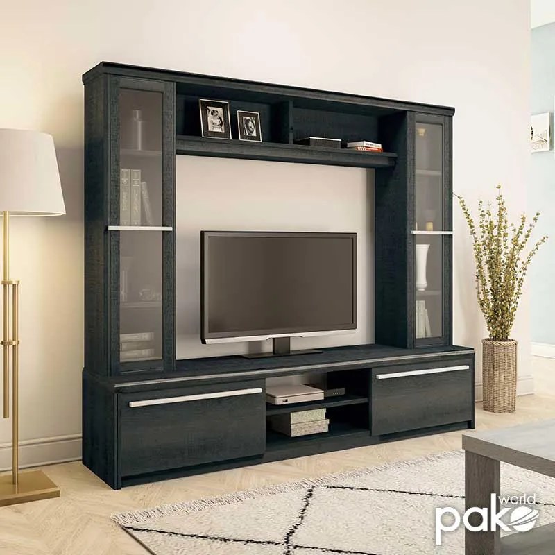 Σύνθετο σαλονιού Chico TV χρώμα embony oak 180.5x40x158εκ 193.4x40x158 εκ.