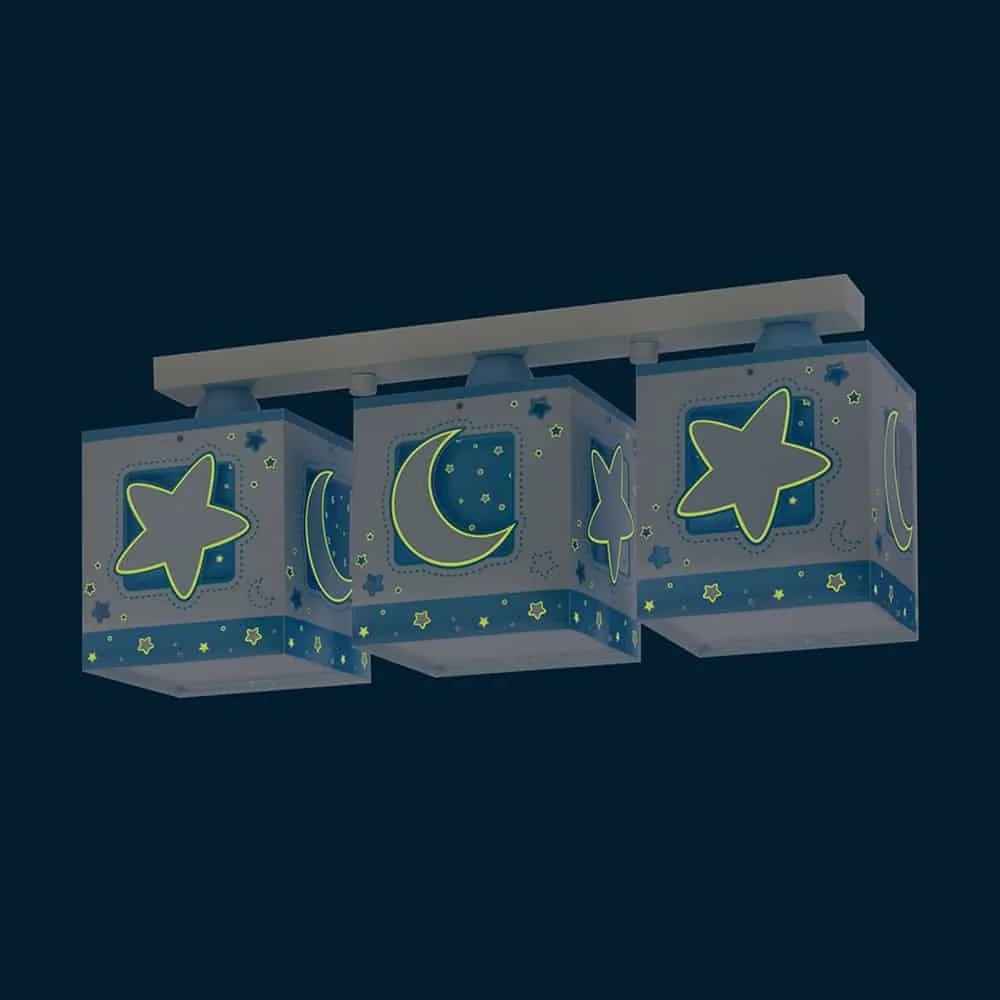 MoonLight Blue τρίφωτο οροφής ράγας (63233N[T]) - 63233NT - 63233NT