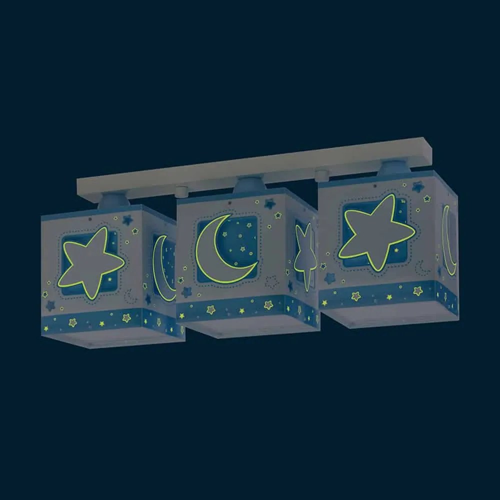 MoonLight Blue τρίφωτο οροφής ράγας (63233N[T]) - 63233NT