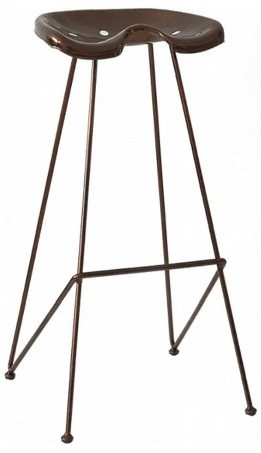 Σκαμπό Μπαρ Calvin/S 02-00-0794 48x48x83cm Taupe