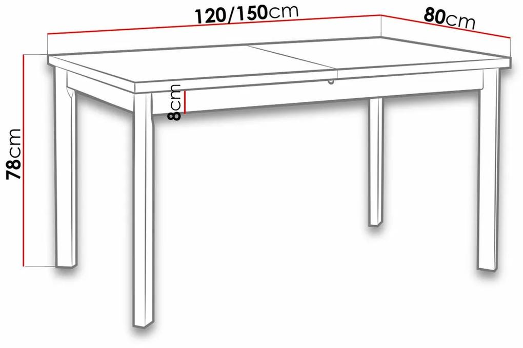 Τραπέζι Victorville 131, Άσπρο, 78x80x120cm, 32 kg, Επιμήκυνση, Πλαστικοποιημένη μοριοσανίδα, Ξύλο, Μερικώς συναρμολογημένο, Ξύλο: Οξιά | Epipla1.gr