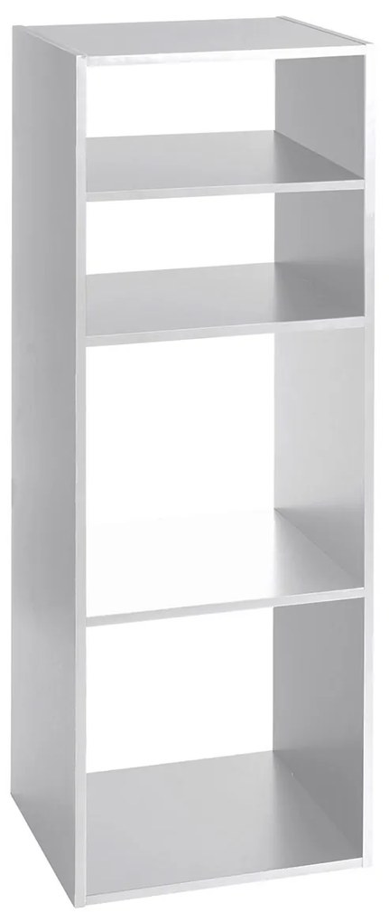 Βιβλιοθήκη Δαπέδου 4 Θέσεων (34.5x32x100.5) F-V Mix White 138927C