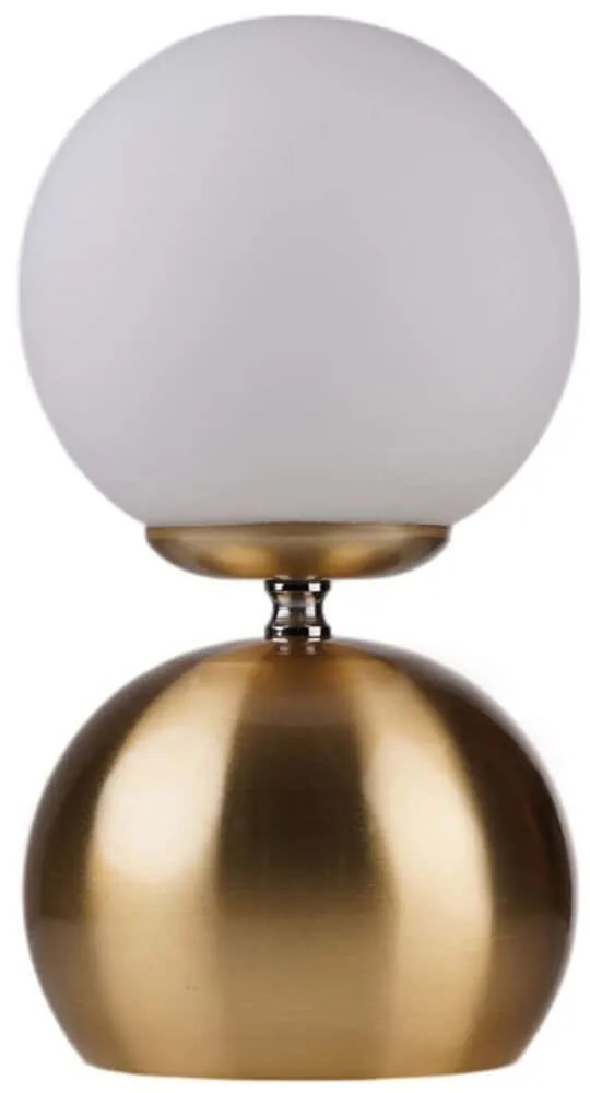 Φωτιστικό Επιτραπέζιο 534LUN5215 Φ15x28cm 1xE27 40W White-Gold Opviq