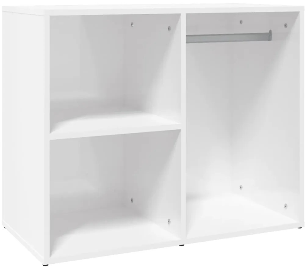 vidaXL Ντουλάπι Γυαλιστερό Λευκό 80 x 40 x 65 εκ. Επεξεργασμένο Ξύλο