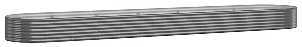 vidaXL Ζαρντινιέρα Ανθρακί 507x100x36εκ Ατσάλι με Ηλεκτρ. Βαφή Πούδρας