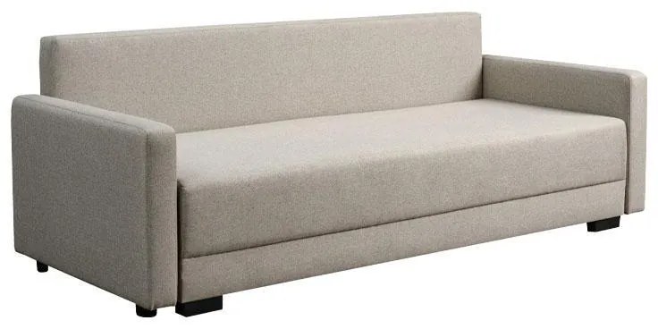 Καναπές - Κρεβάτι Enco Μπέζ - Ρόζ 220x88x77 εκ. 220x88x77 εκ.