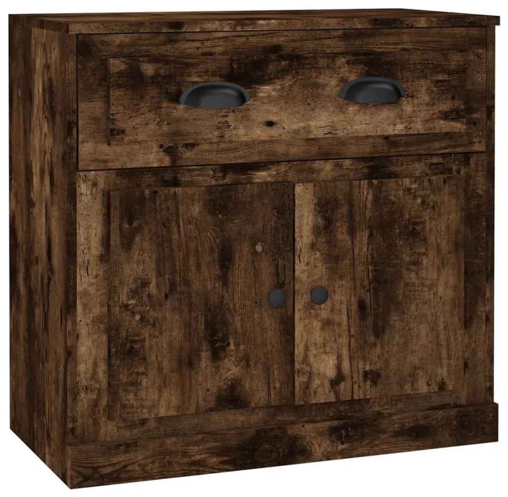 vidaXL Μπουφές Καπνιστή Δρυς 70x35,5x67,5 εκ. από Επεξεργασμένο Ξύλο