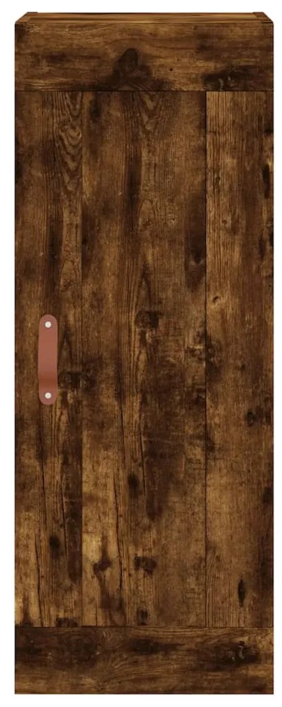vidaXL Ντουλάπι Καπνιστή δρυς 34,5x34x180 εκ. από Επεξεργασμένο Ξύλο