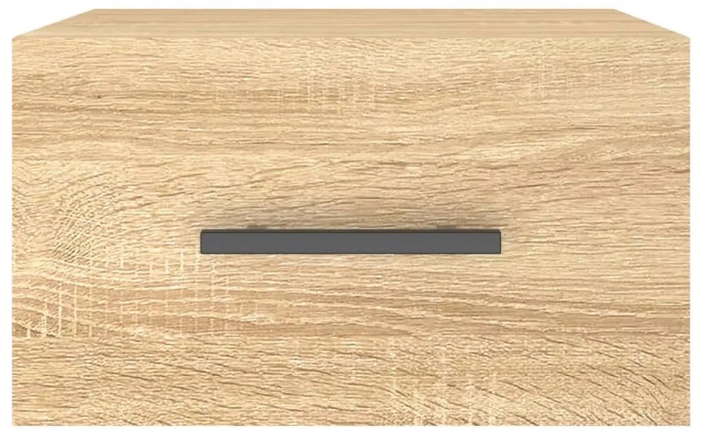 vidaXL Κομοδίνα Επιτοίχια Sonoma Δρυς 35 x 35 x 20 εκ.