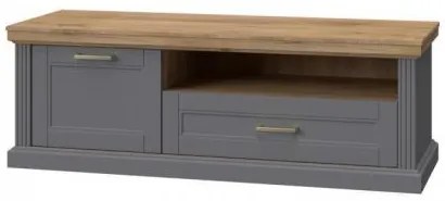 ΕΠΙΠΛΟ ΤΗΛΕΟΡΑΣΗΣ 1K1F Pacific ΓΚΡΙ ΓΡΑΦΙΤΗΣ GREY OAK 151*54*52 864-122-044