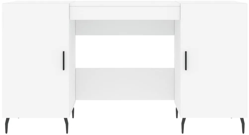 vidaXL Γραφείο Λευκό 140 x 50 x 75 εκ. από Επεξεργασμένο Ξύλο