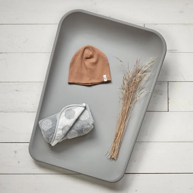 Leander στρωματάκι αλλαγής Matty Pearl Grey