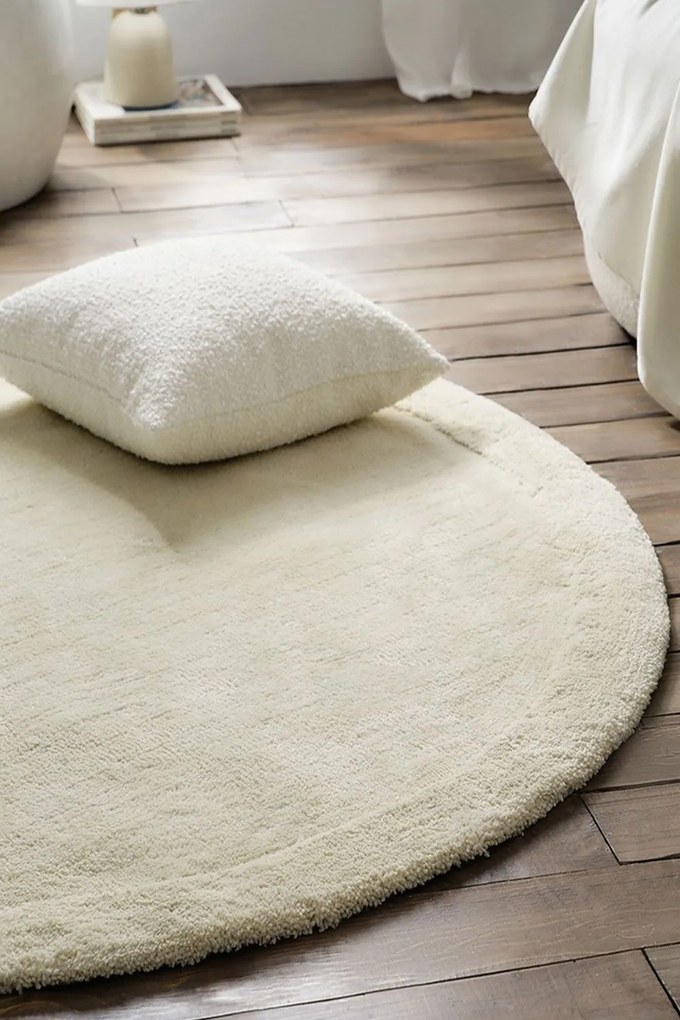 Χαλί Heaven 802/04 Ecru Gofis Home 150X150cm Round