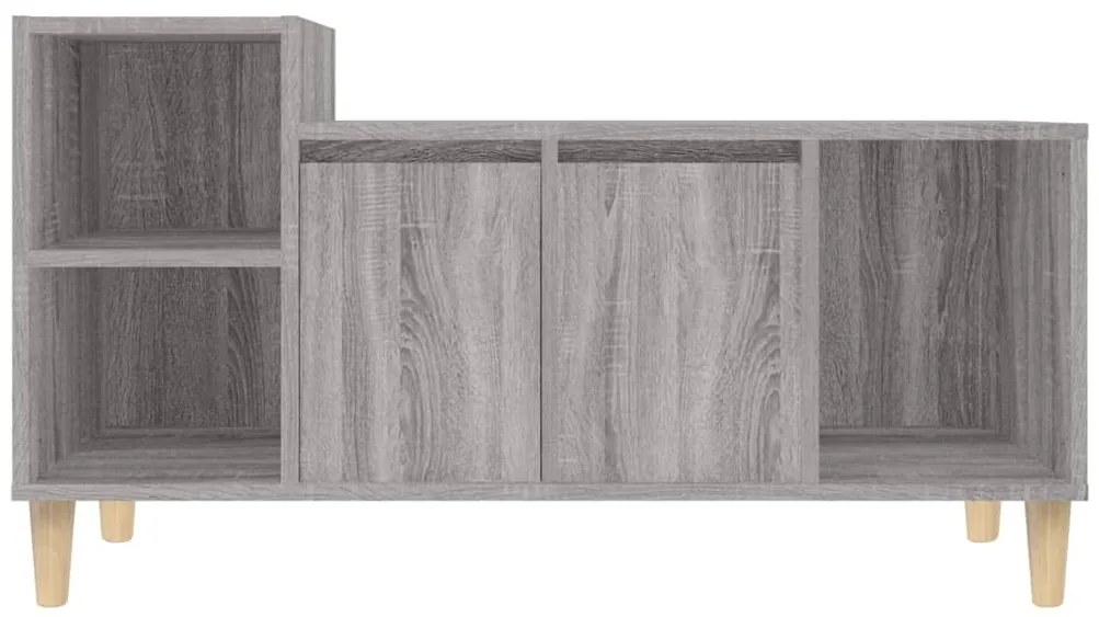 vidaXL Έπιπλο Τηλεόρασης Γκρι Sonoma 100x35x55 εκ. από Επεξεργ. Ξύλο
