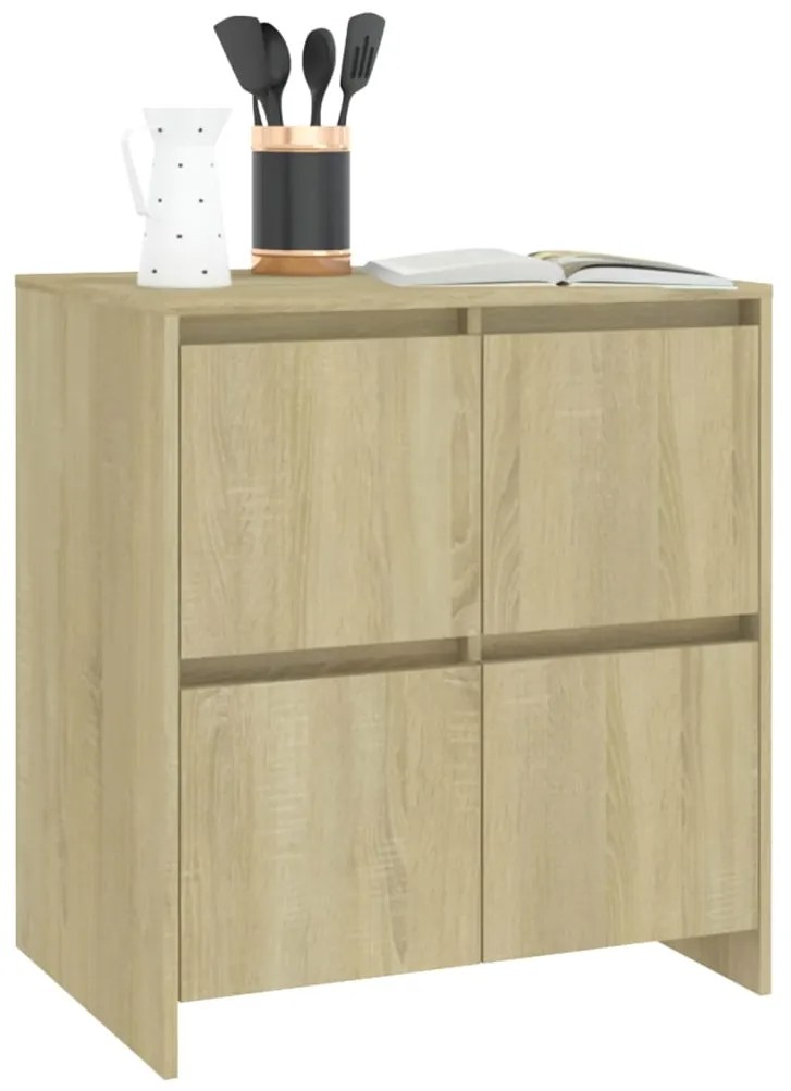 vidaXL Μπουφές Sonoma Δρυς 70x41x75 εκ. από Επεξεργασμένο Ξύλο