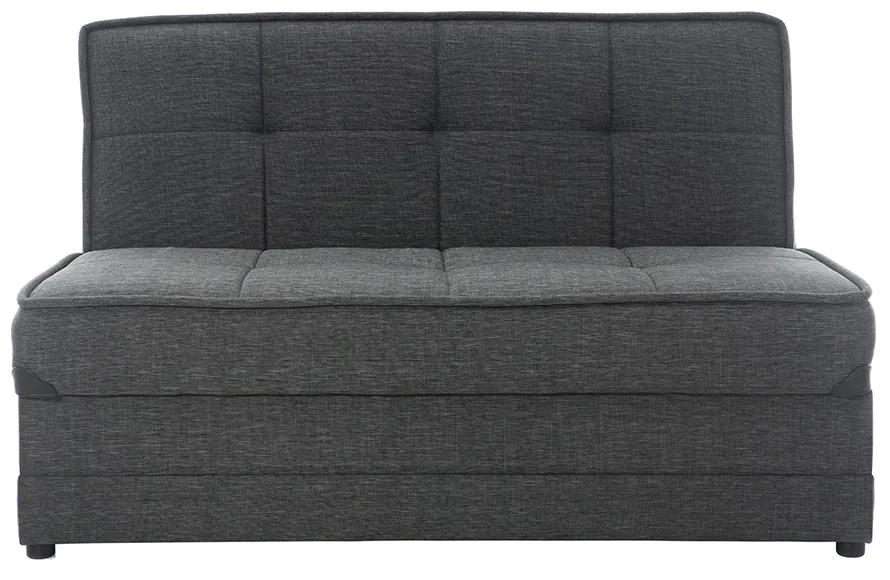 Artekko Studio Καναπές Διθέσιος με Μηχανισμό για Κρεβάτι Υφασμάτινος Γκρι (140x107x90)cm Κρεβάτι (140x200x45)cm