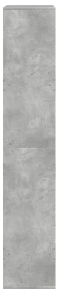vidaXL Βιβλιοθήκη/Διαχωριστικό Χώρου Γκρι 100x33x175 εκ. Επεξ. Ξύλο