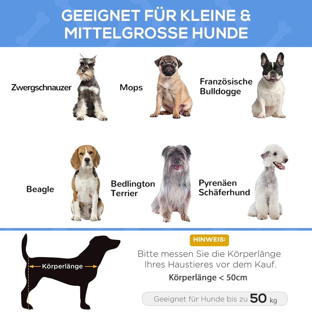 Κρεβάτι σκύλου PawHut, υπερυψωμένη κατασκευή, κάλυμμα Mesh, ατσάλινο πλαίσιο, 29 x 91 x 69 cm, Μαύρο