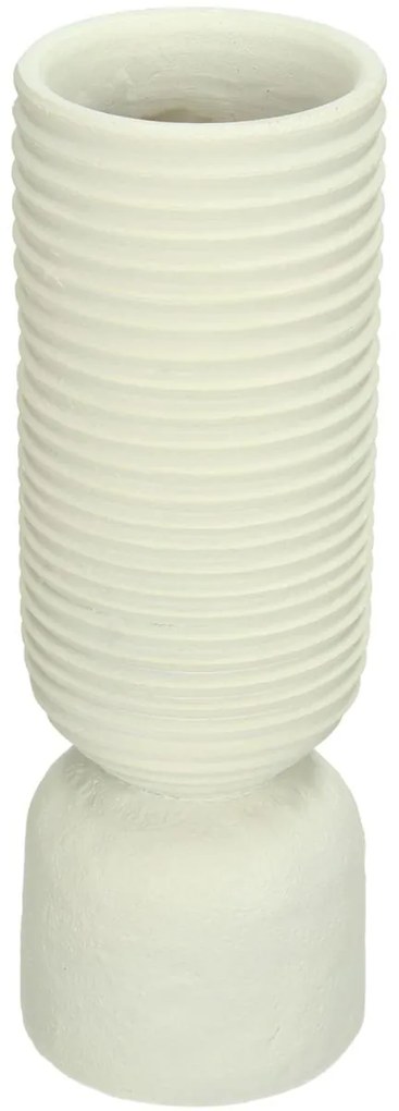 Βάζο ArteLibre Ιβουάρ Polyresin 6.5x6.5x18.7cm-05153173