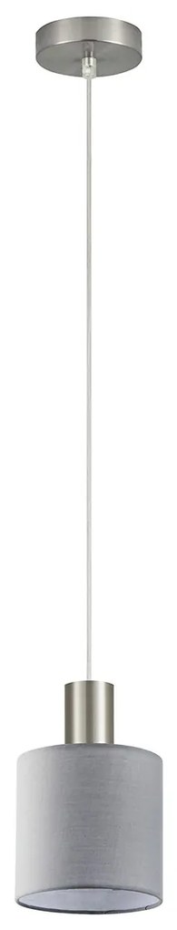 Φωτιστικό Οροφής Μονόφωτο Homelighting 77-8421 Nickel/Grey