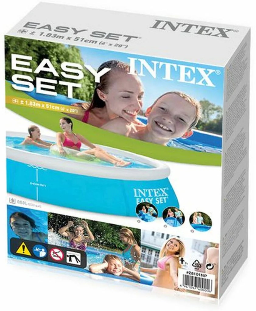 Φουσκωτή Πισίνα EASY SET Intex 28101NP 886 L 880 L 183 x 51 x 183 cm