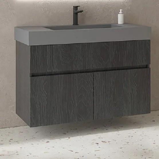 Furnibath M 101 - Βάση Επιπλου με Solid Νιπτηρα 101x47 - 384
