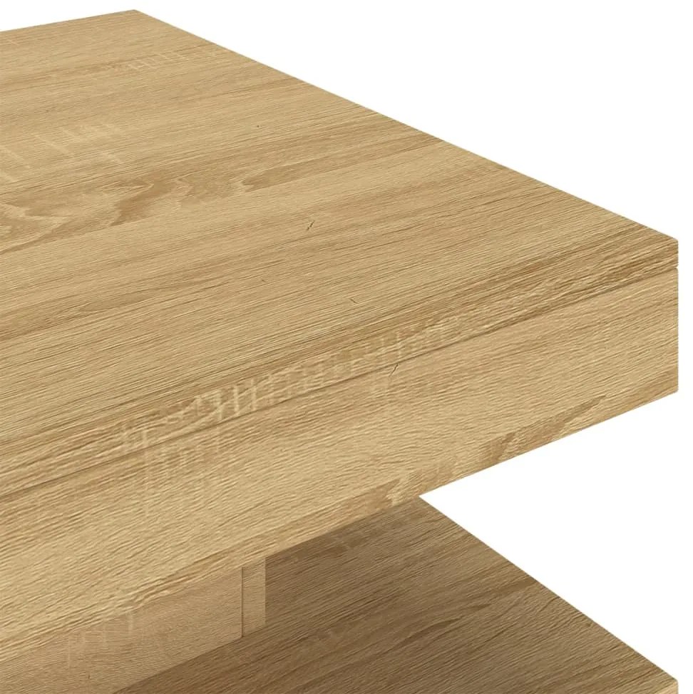 vidaXL Τραπεζάκι Σαλονιού Ανοιχτό Καφέ 60 x 60 x 35 εκ. από MDF