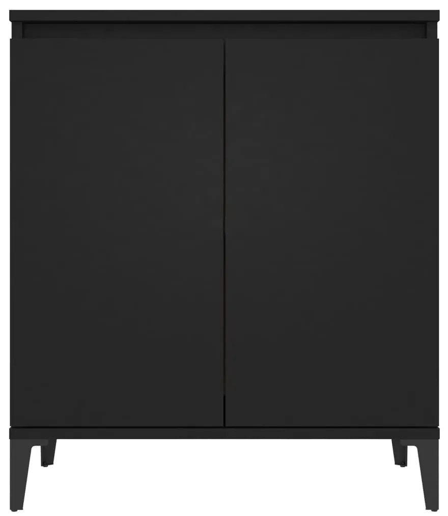 vidaXL Ντουλάπι Μαύρο 60x35x70 εκ. από Επεξεργασμένο Ξύλο