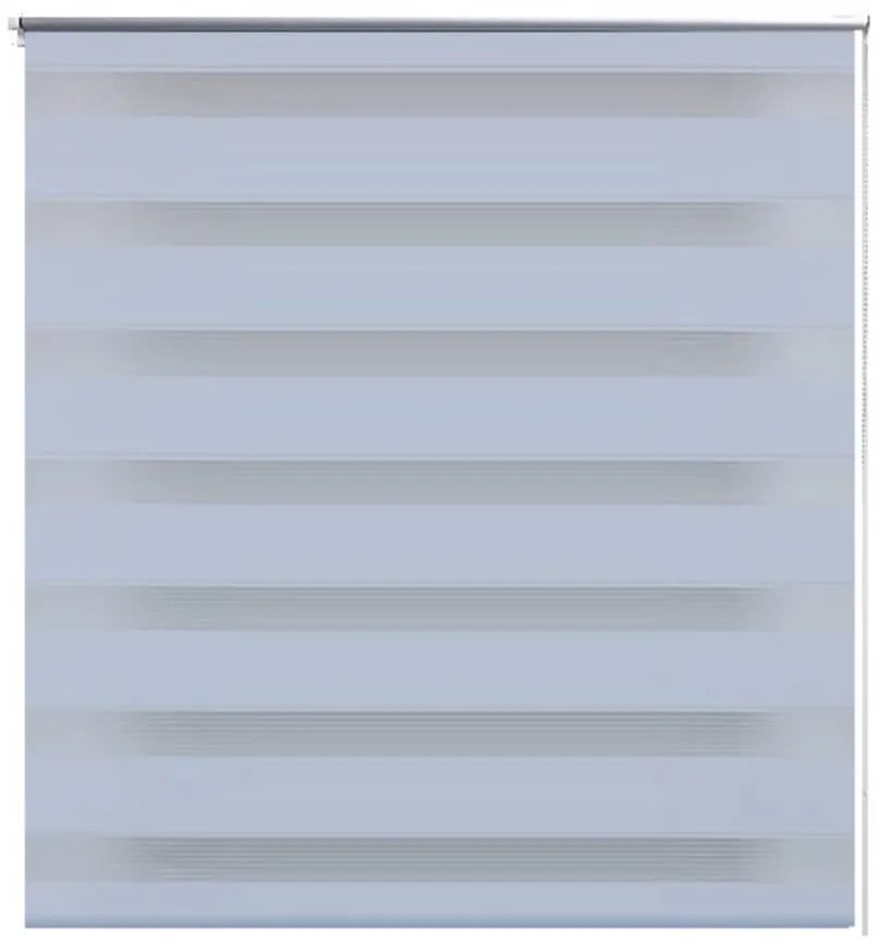 vidaXL Ρόλερ Zebra Λευκό 70 x 120cm